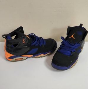 Nike Jordan Flight Club 91 Black, Blue and Orange size 7Y